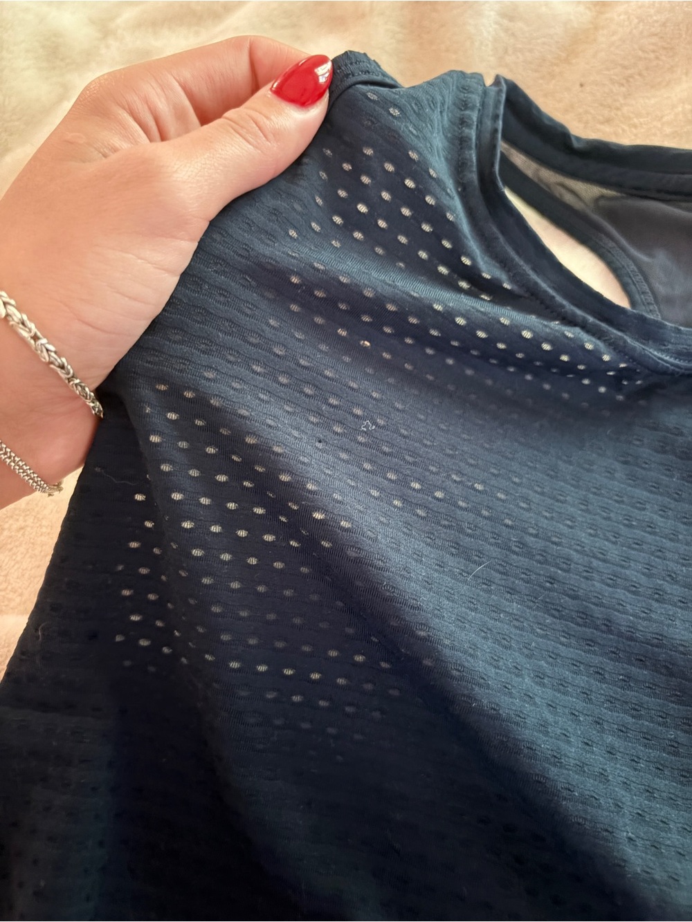 Athleta Racerback Tank Top💙🖤 - Picture 2 of 4